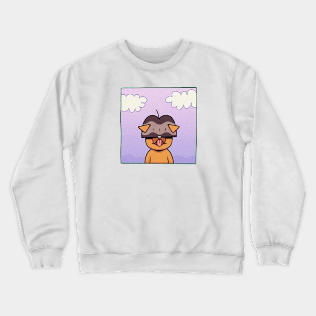 bowlcut pug Crewneck Sweatshirt by Bowlcut Pug